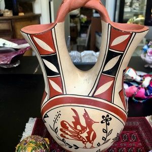 Native American Wedding Vase Vintage